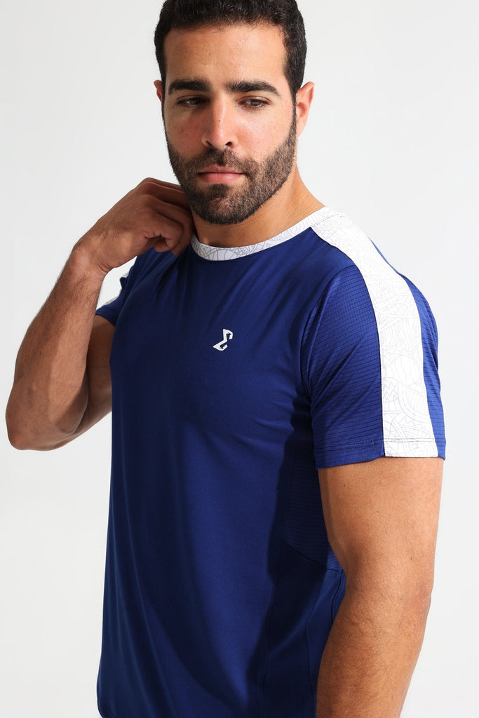 Bellwether Blue Contrast Tee - Sigma Fit