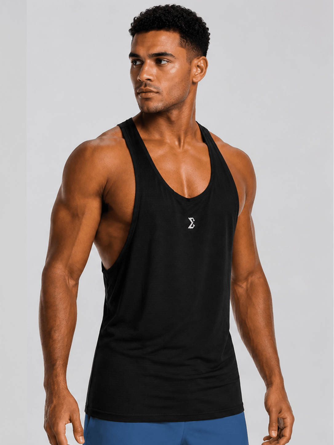 Black Form Tank Top - Sigma Fit