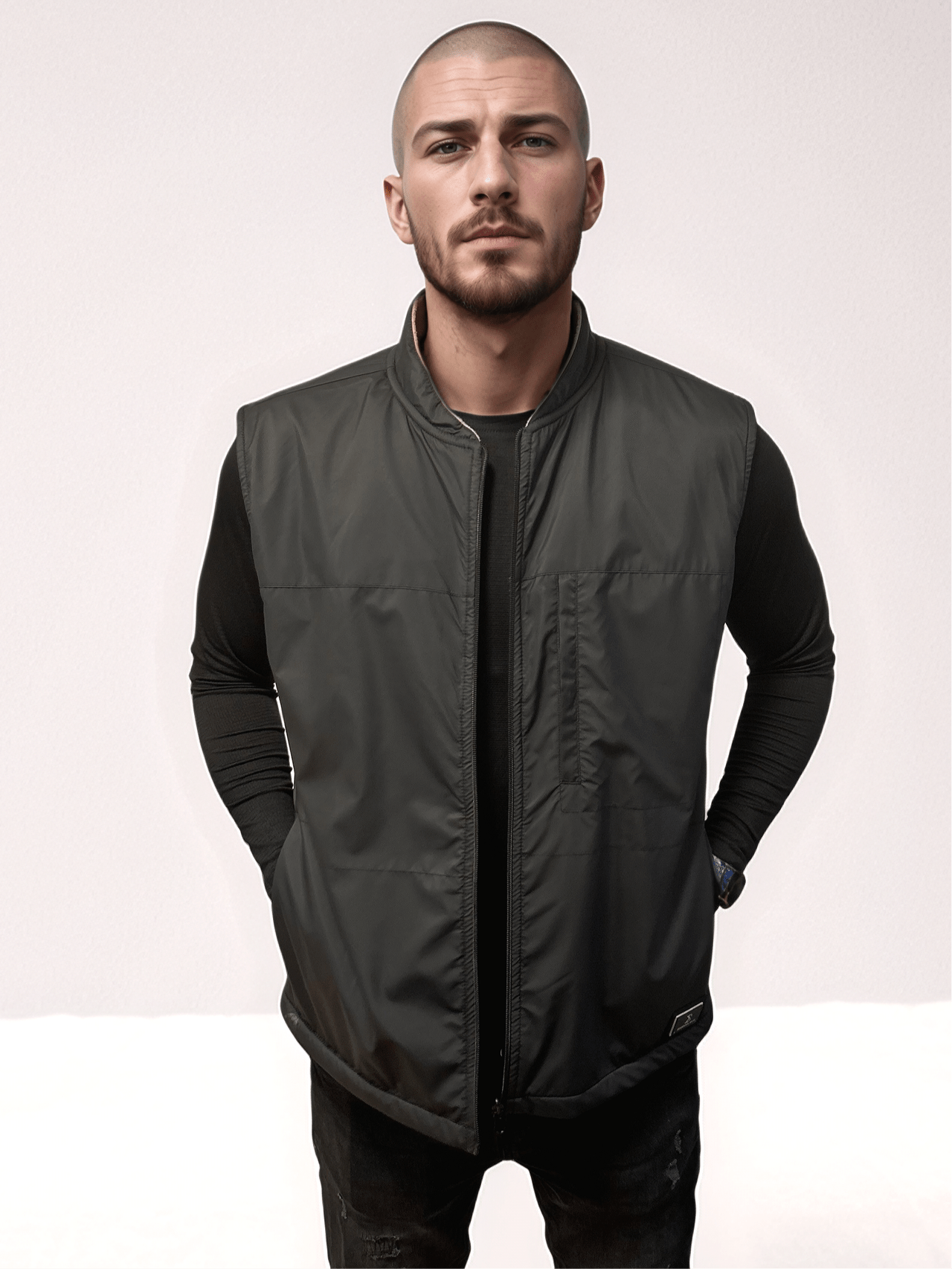 Black/Beige Reversible Pro Vest - Sigma Fit