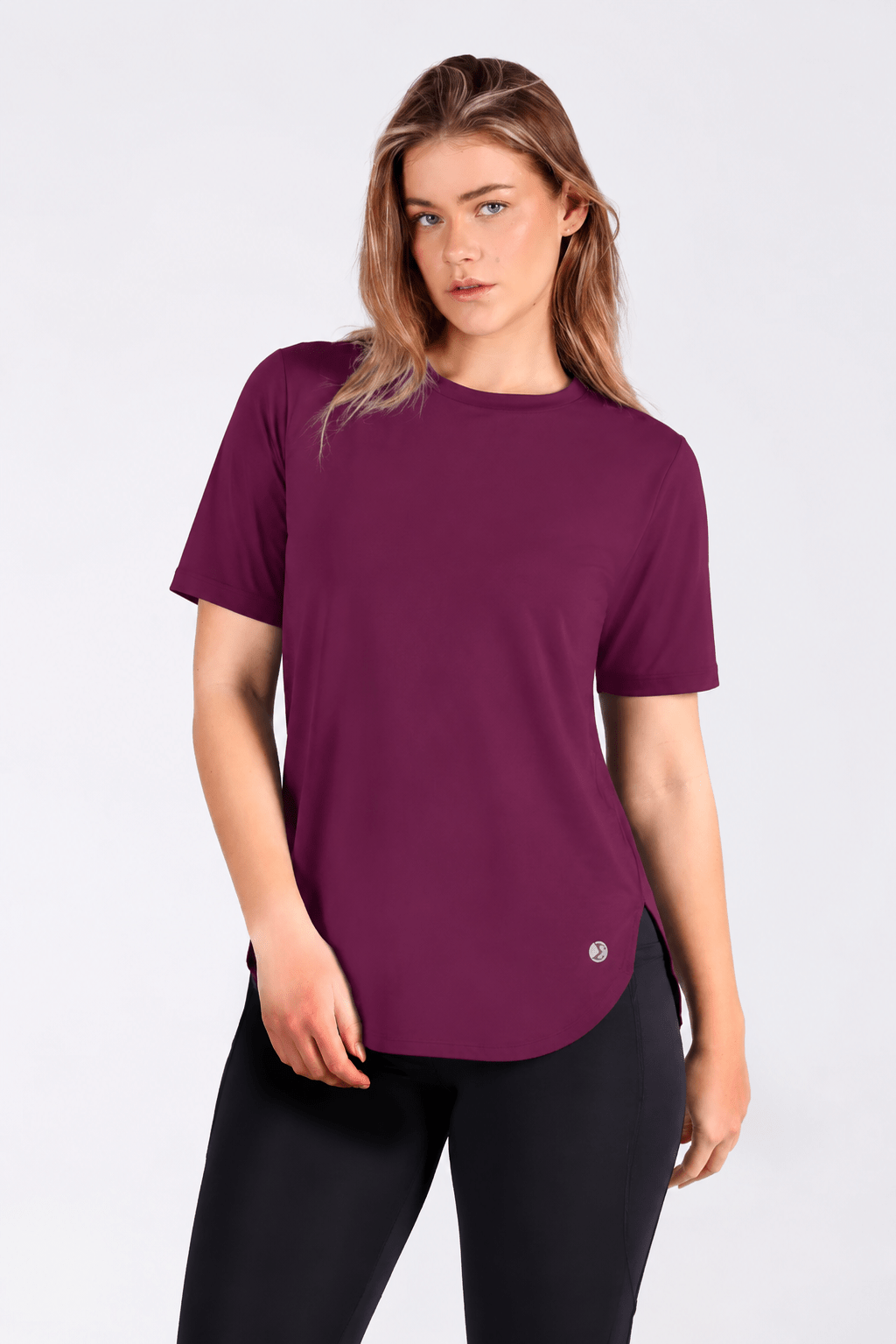 Burgundy Relaxed Fit T-Shirt - Sigma Fit