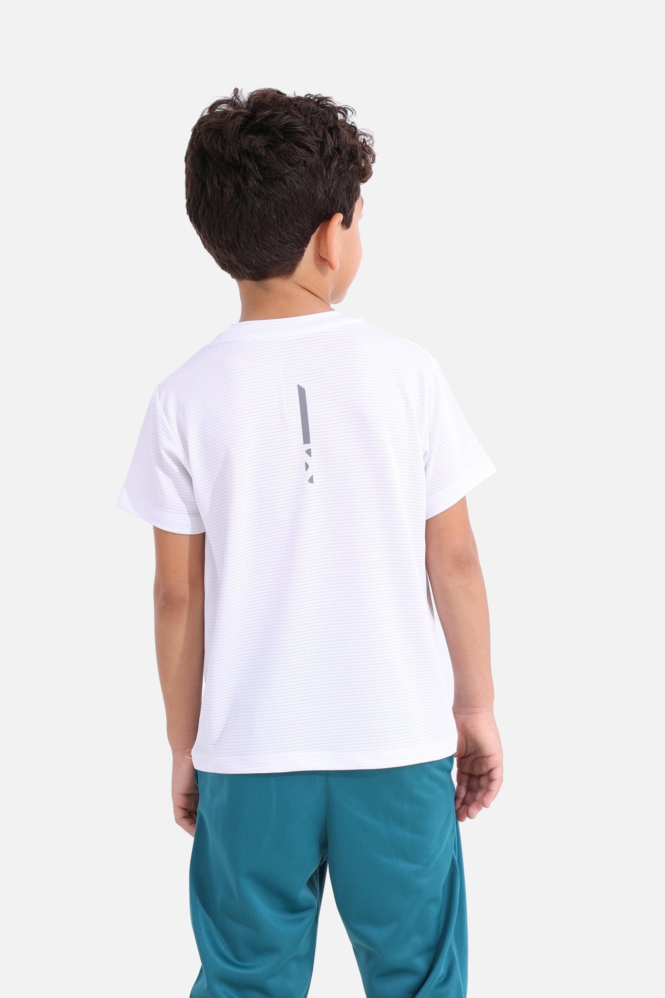 Kids White Nimble T-Shirt - Sigma Fit