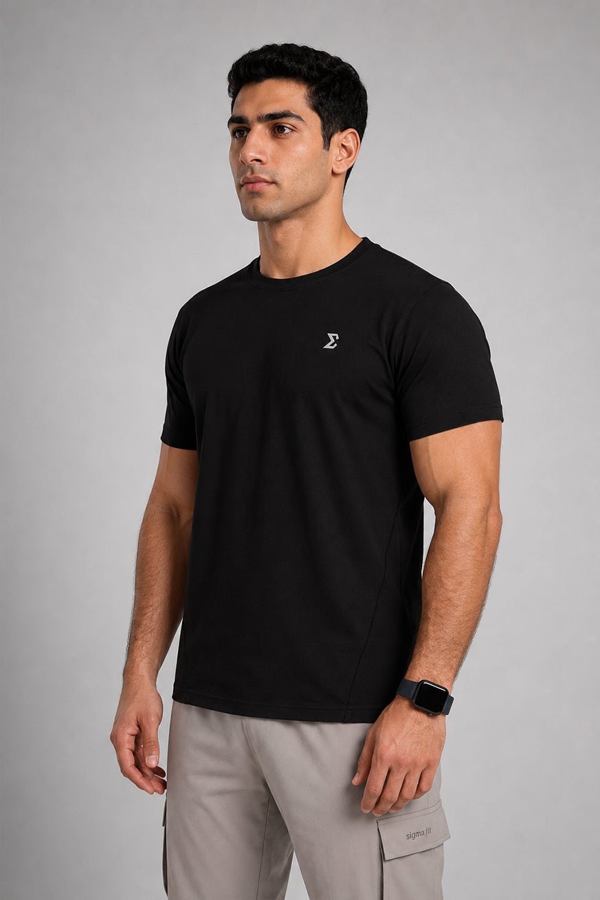 Motion Tee Black - Sigma Fit