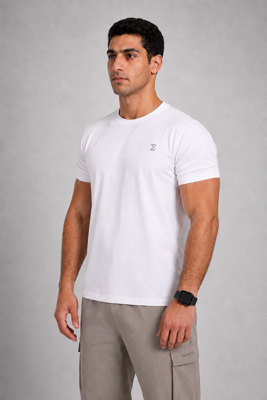 Motion Tee White - Sigma Fit