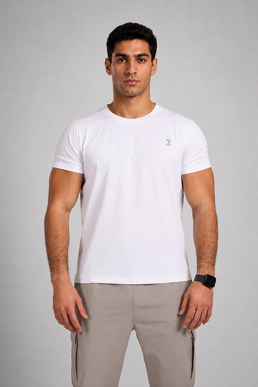 Motion Tee White - Sigma Fit
