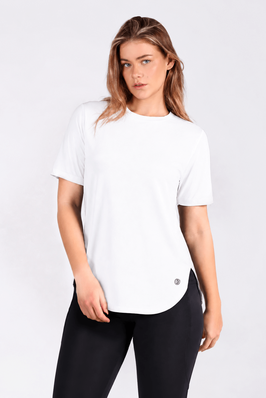 White Relaxed Fit T-Shirt - Sigma Fit