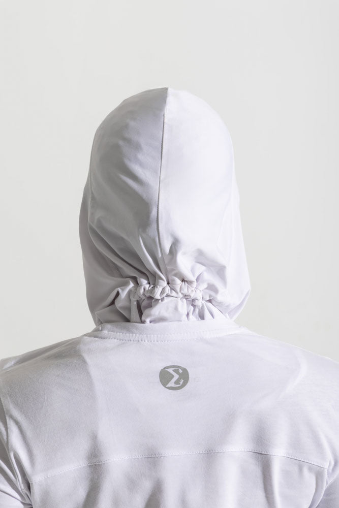 White SecureFit Pro Hijab - Sigma Fit
