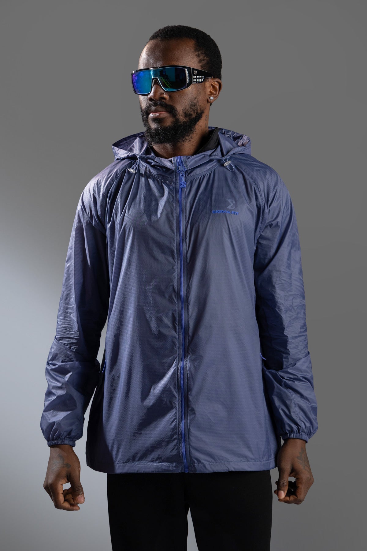 Windbreaker Jacket Deep Cobalt - Sigma Fit
