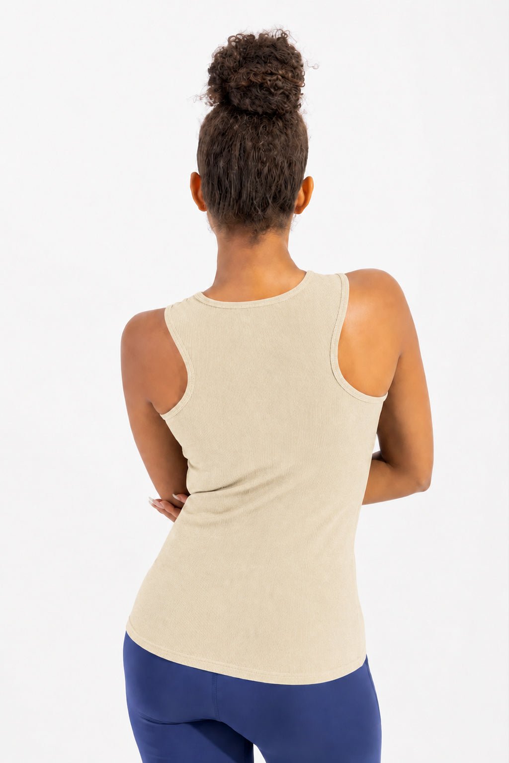 Yellow Daily Rib Tank Top - Sigma Fit