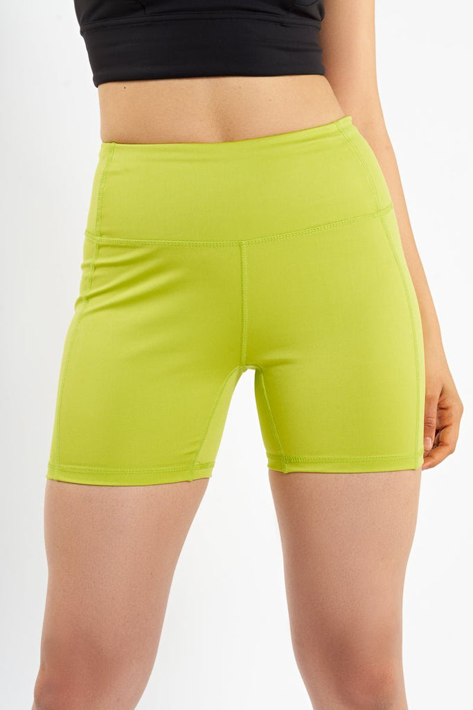 Acid Lime Basic Hot Shorts - Sigma Fit