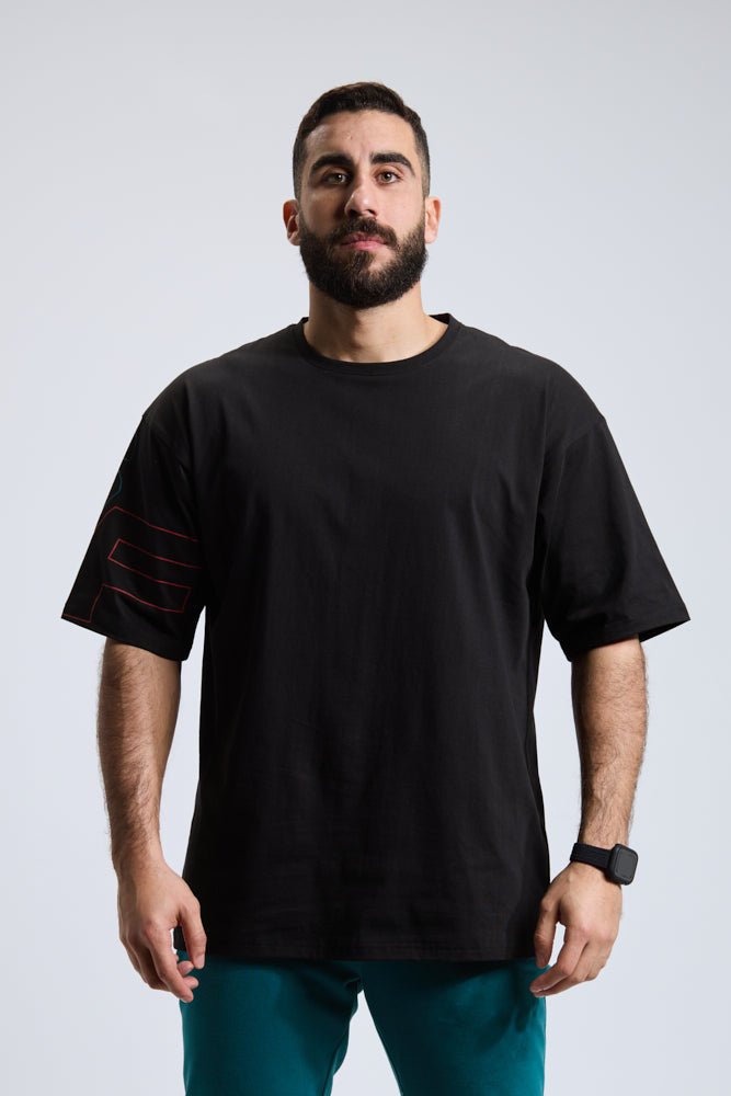 Oversized Tee Black – Sigma Fit