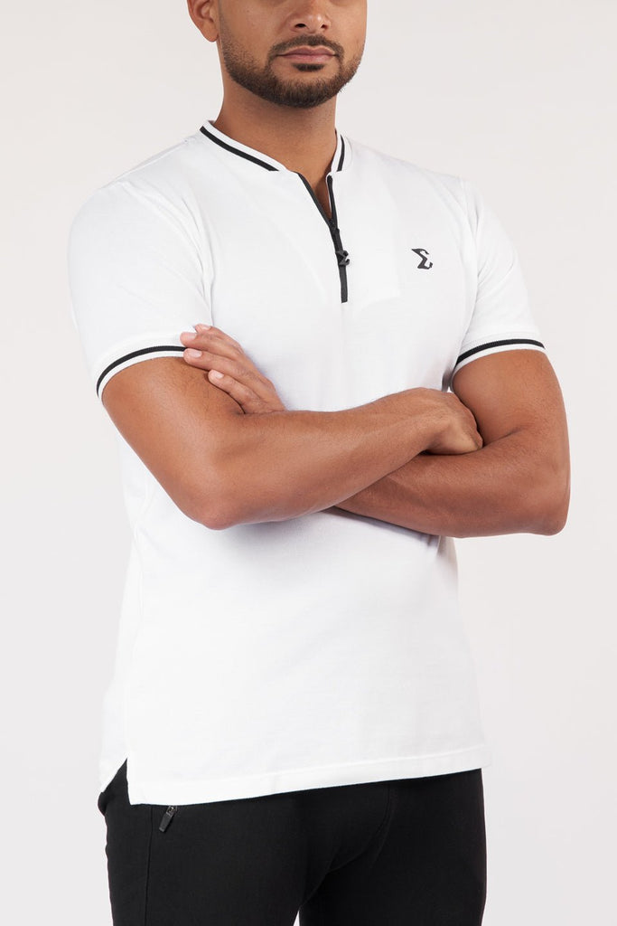 White Z Polo T-shirt - Sigma Fit