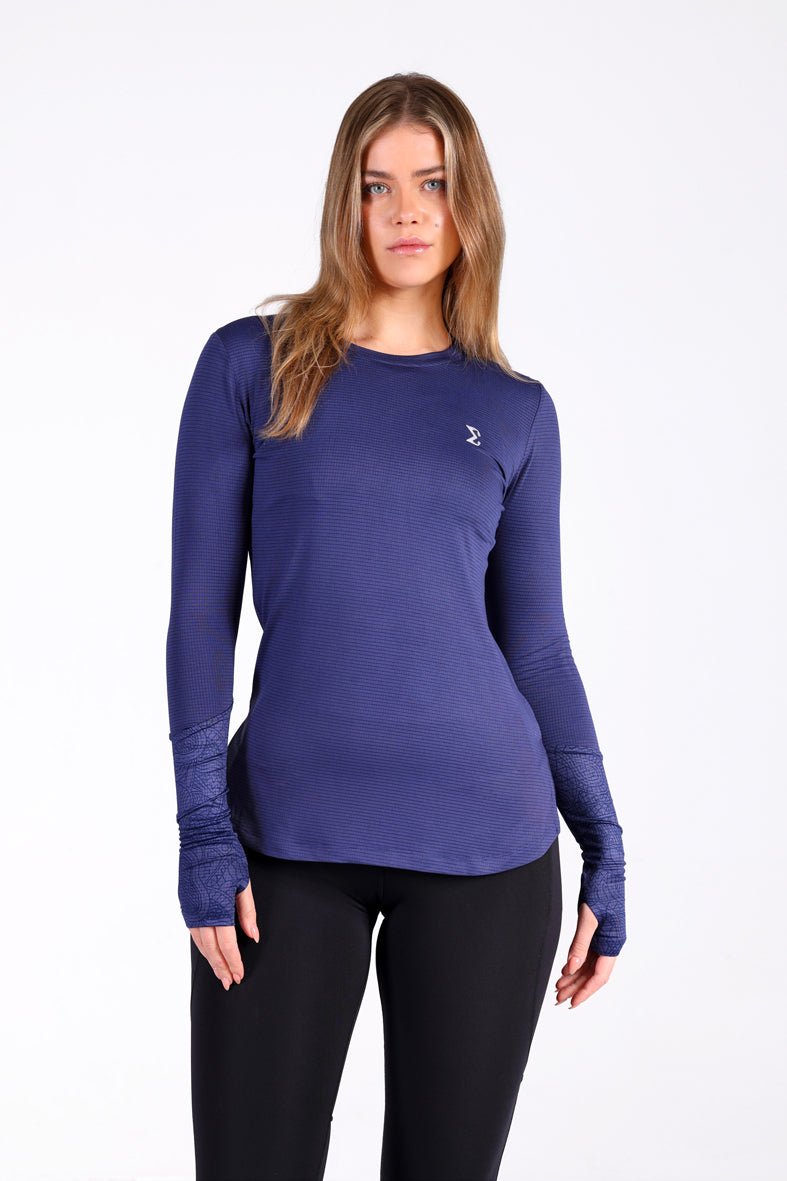 Artist Thumb Long Sleeve Tee Cobalt - Sigma Fit