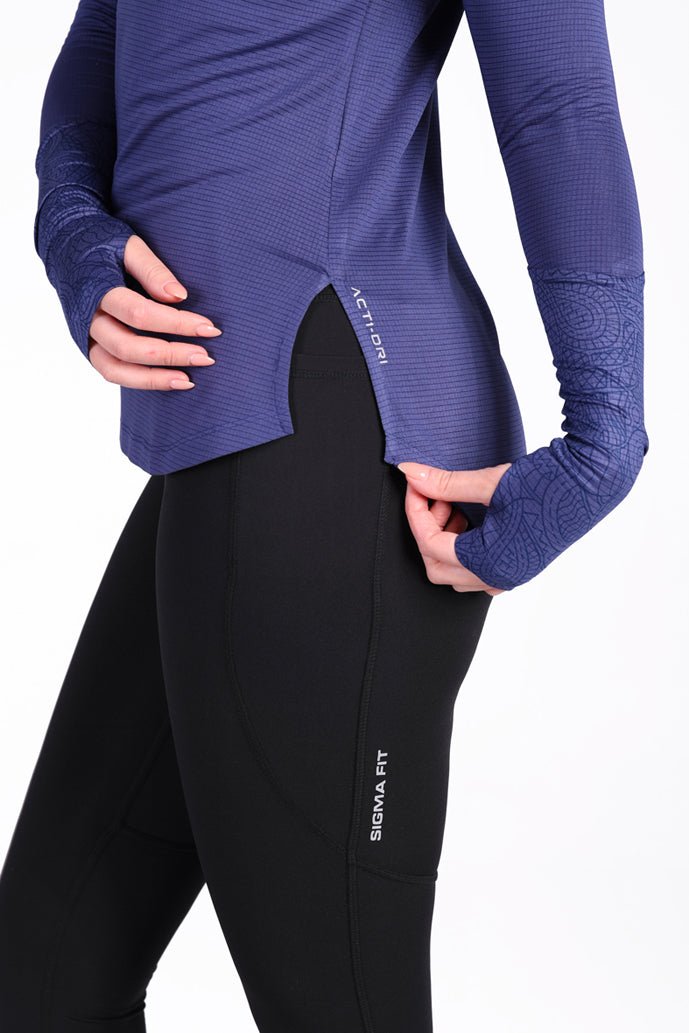 Artist Thumb Long Sleeve Tee Cobalt - Sigma Fit