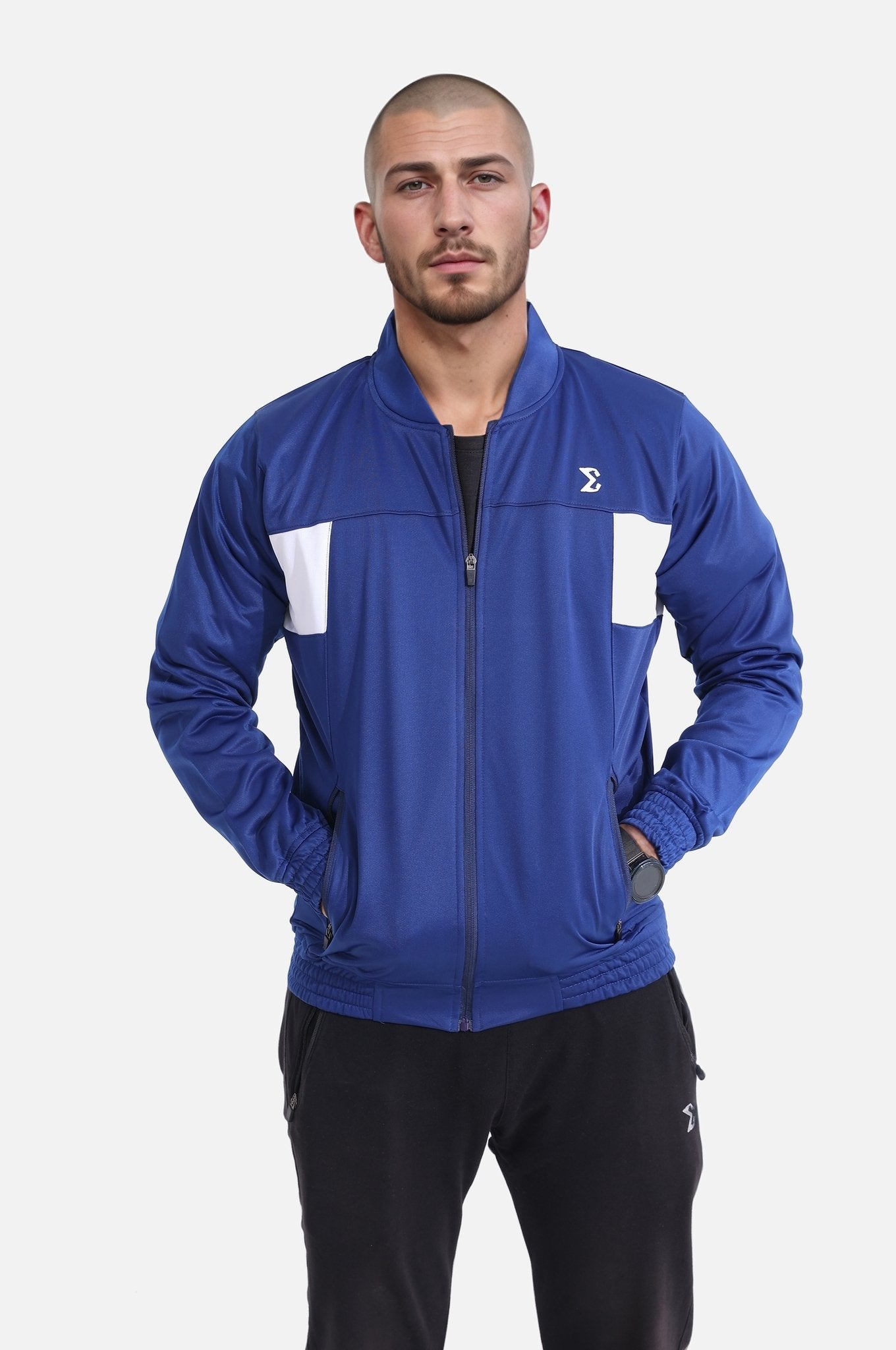 Bellwether Blue Men Tracksuit Jacket - Sigma Fit