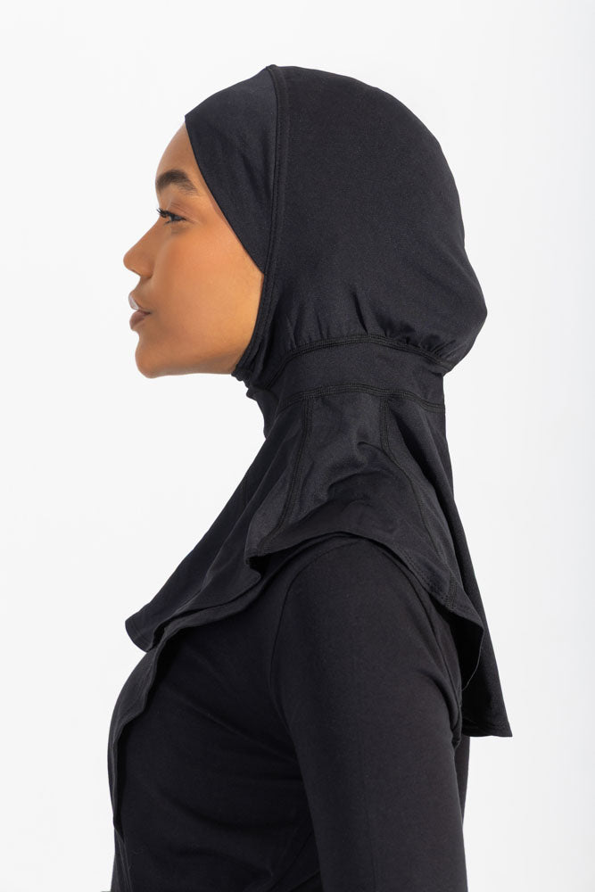 Black Comfy Hijab - Sigma Fit