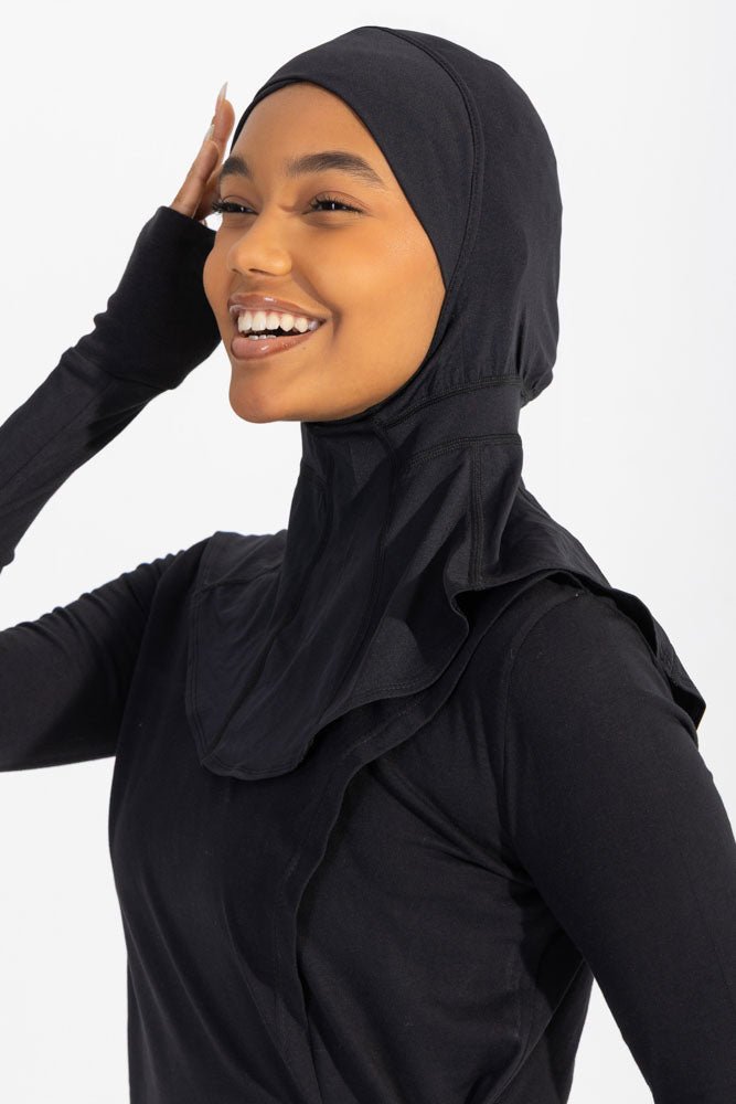 Black Comfy Hijab - Sigma Fit