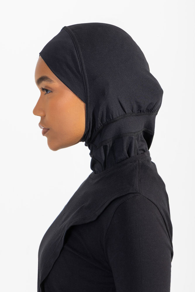 Black Comfy Hijab - Sigma Fit