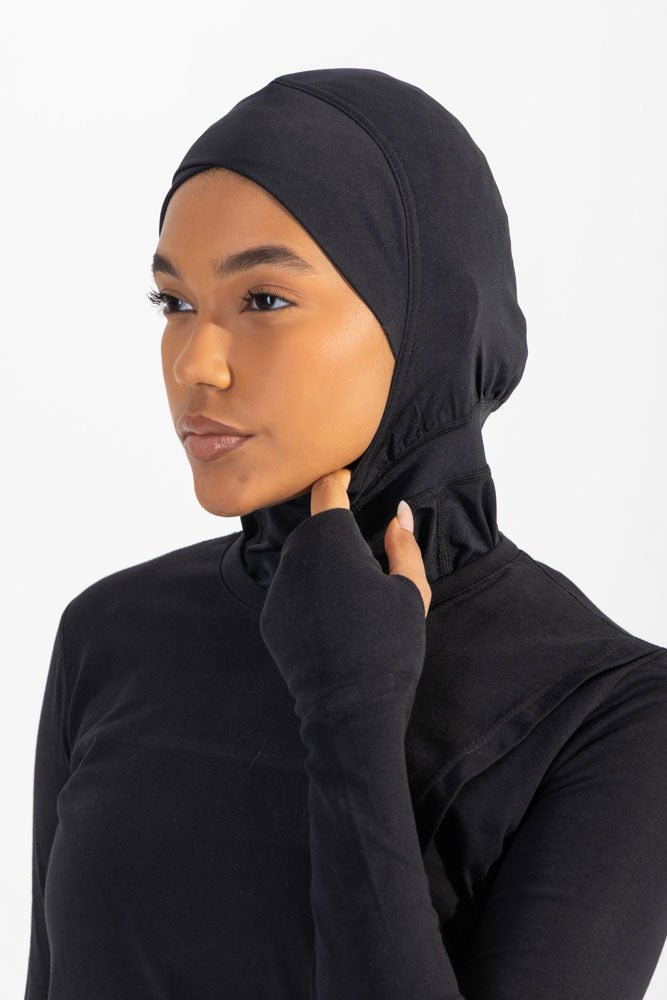 Black Comfy Hijab - Sigma Fit