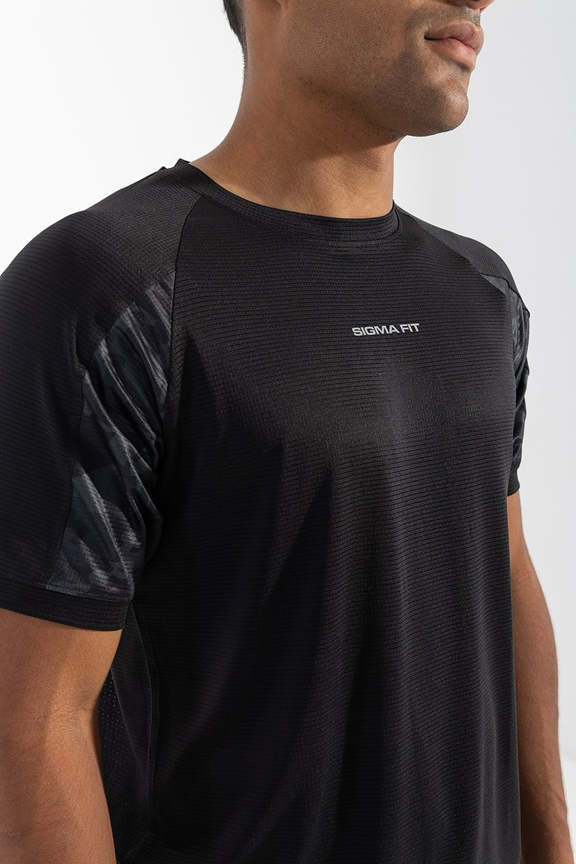 Black Dynamic PRO-Dri Tee - Sigma Fit