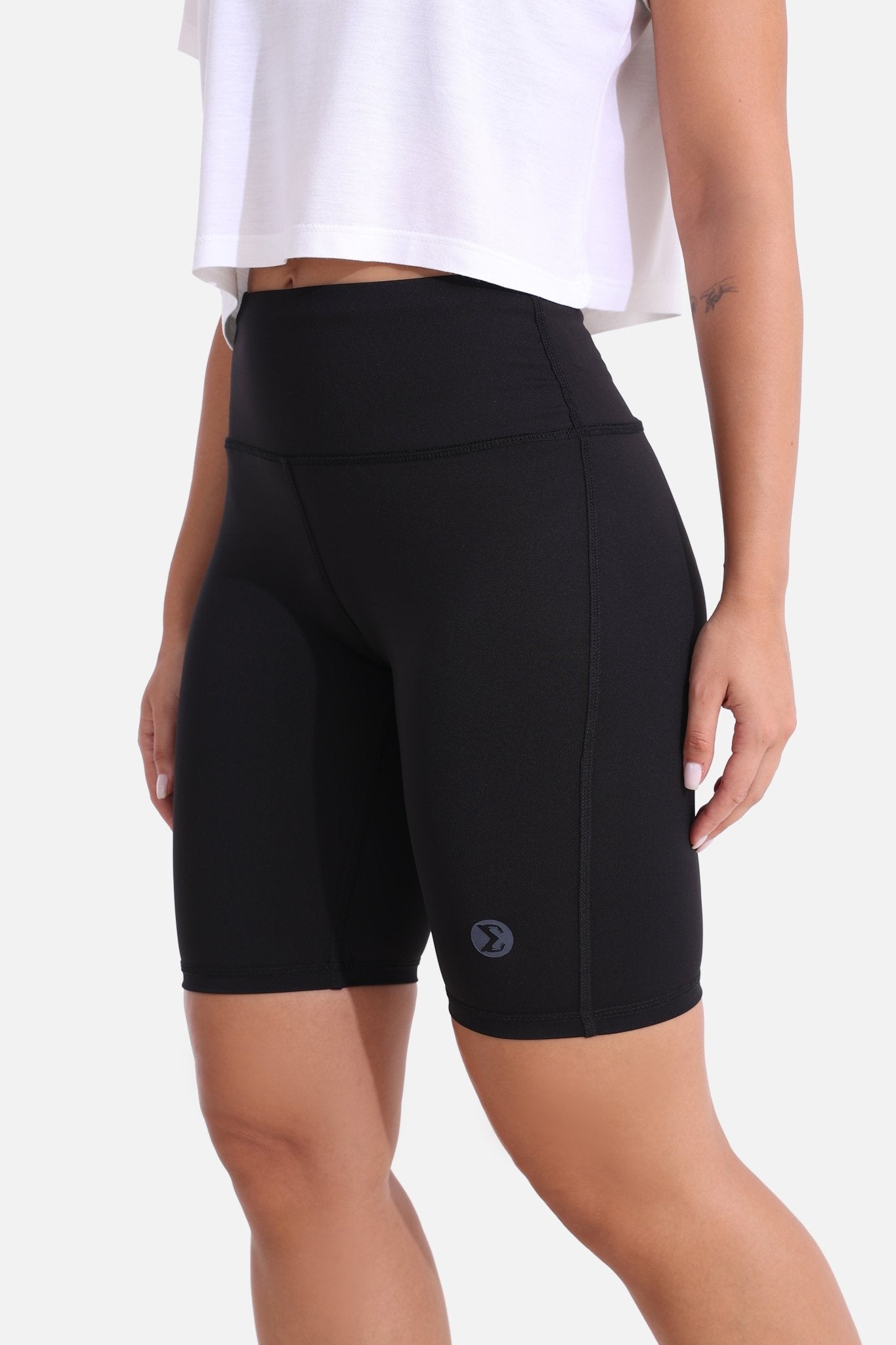 Black Essential Biker Short - Sigma Fit