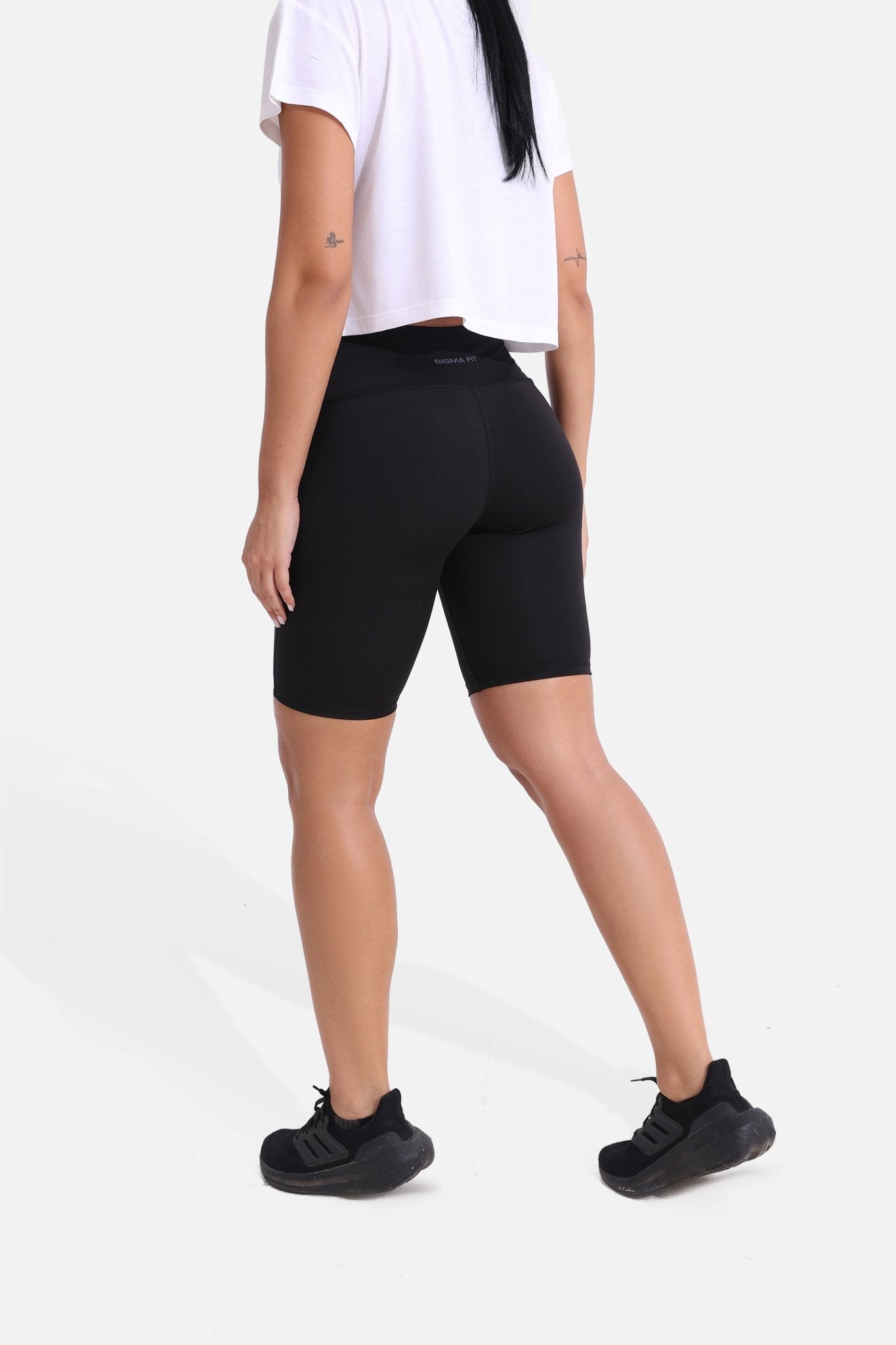 Black Essential Biker Short - Sigma Fit