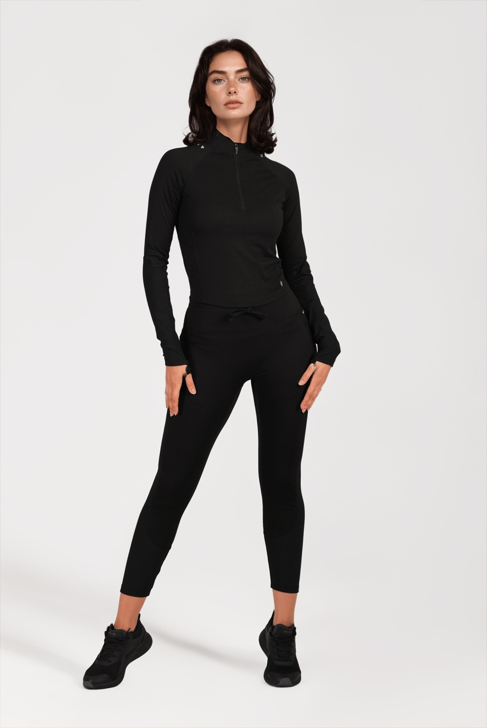 Black Neo - cord leggings - Sigma Fit