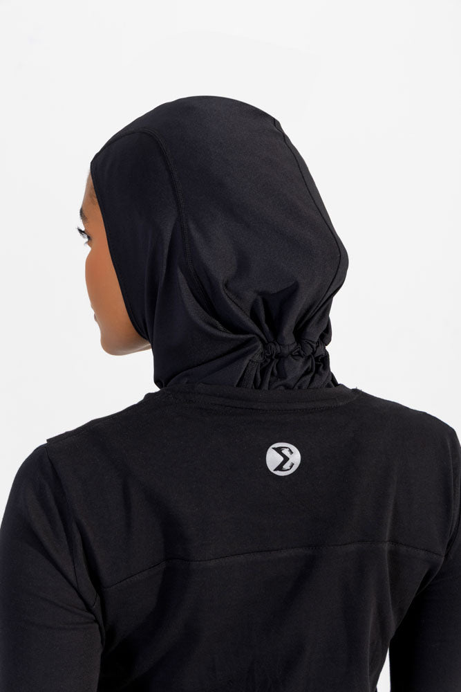 Black SecureFit Pro Hijab - Sigma Fit