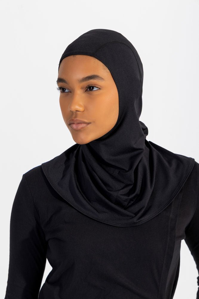 Black SecureFit Pro Hijab - Sigma Fit