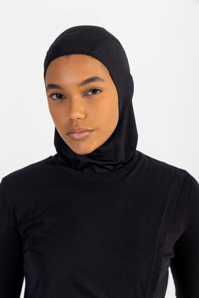 Black SecureFit Pro Hijab - Sigma Fit