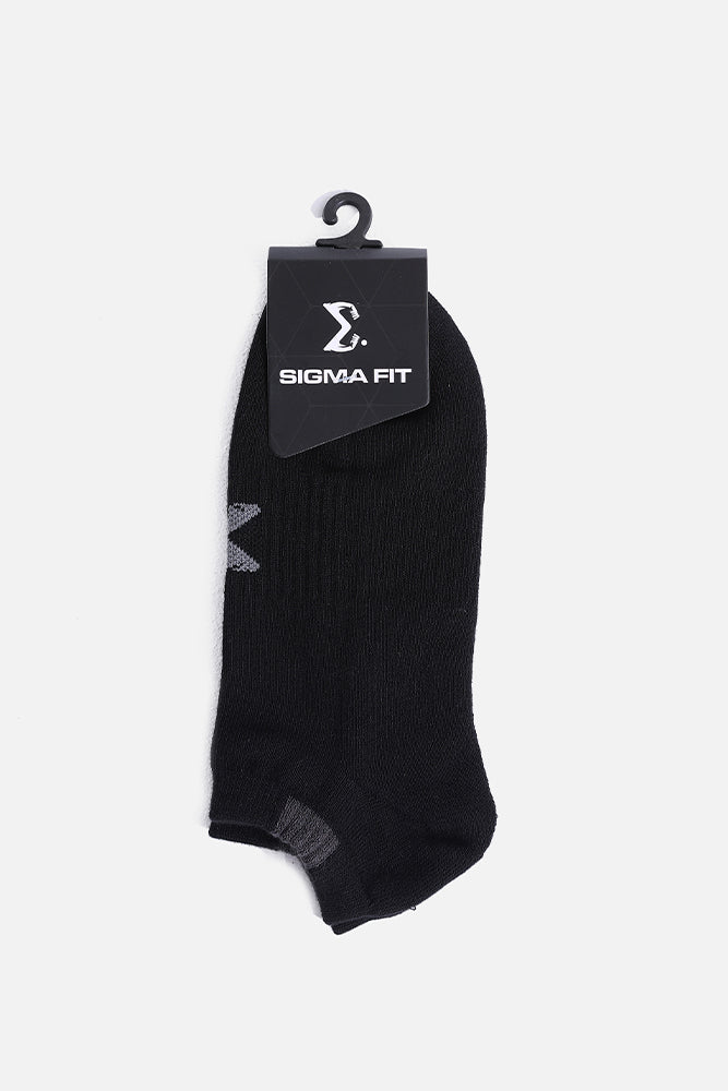 Sigma Ankle Socks - Black (Pack of 3 Pairs) - Sigma Fit