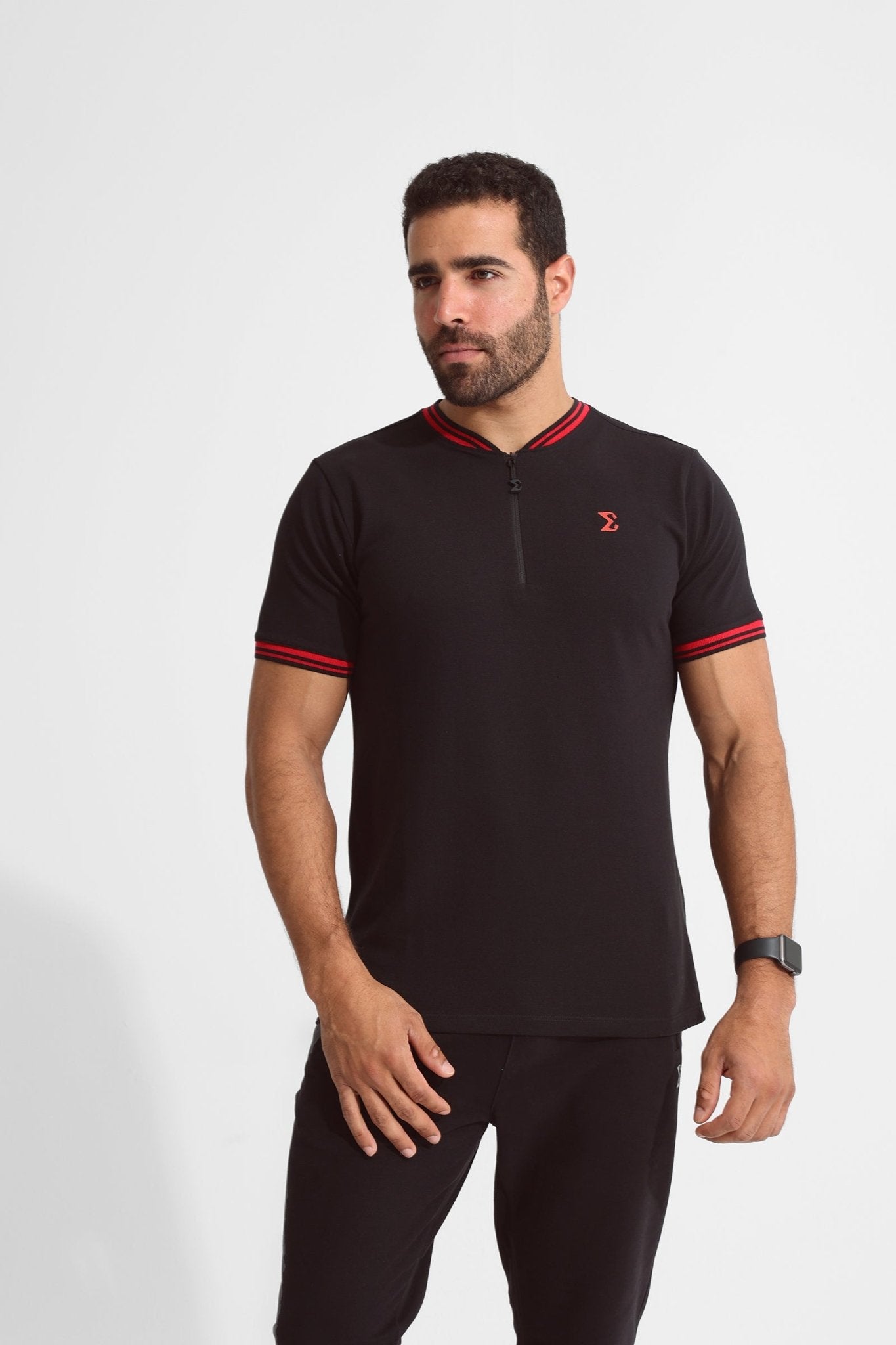 Black Surf Z Polo T-shirt - Sigma Fit