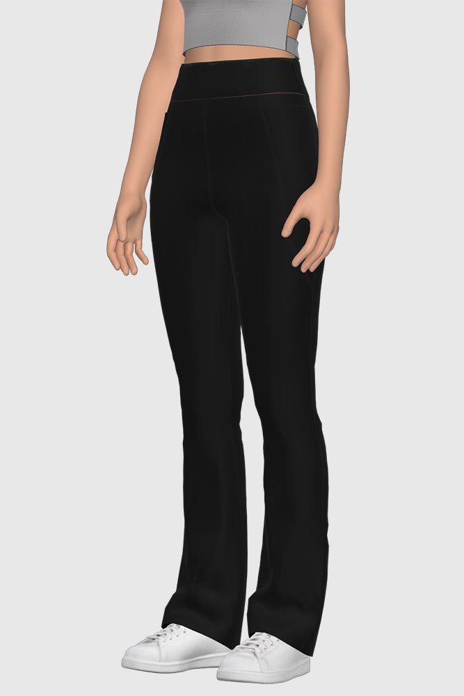 Black Yoga Flare Pants - Sigma Fit