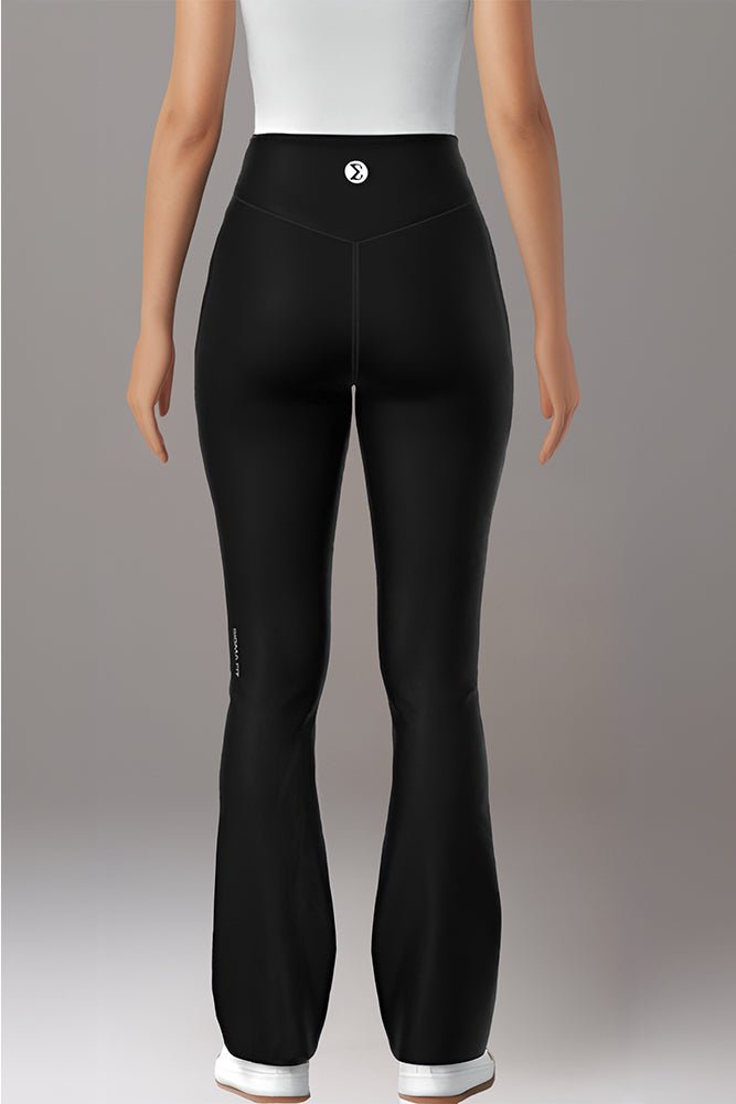 Black Yoga Flare Pants - Sigma Fit