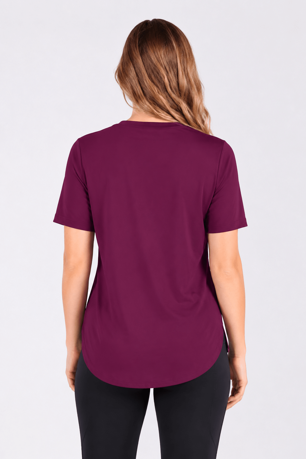 Burgundy Relaxed Fit T-Shirt - Sigma Fit