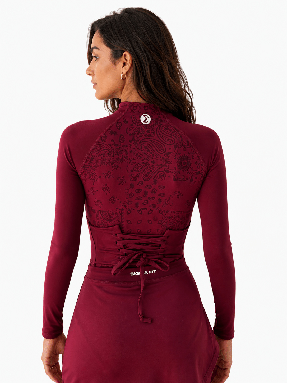 Burgundy Ruby Grace Burkini Set - Sigma Fit