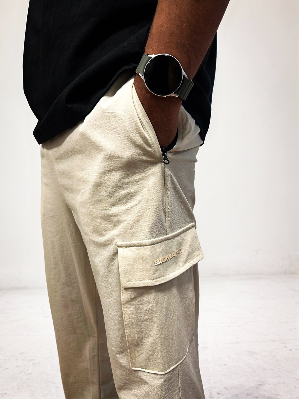 Cargo Joggers Arctic Wolf - Sigma Fit