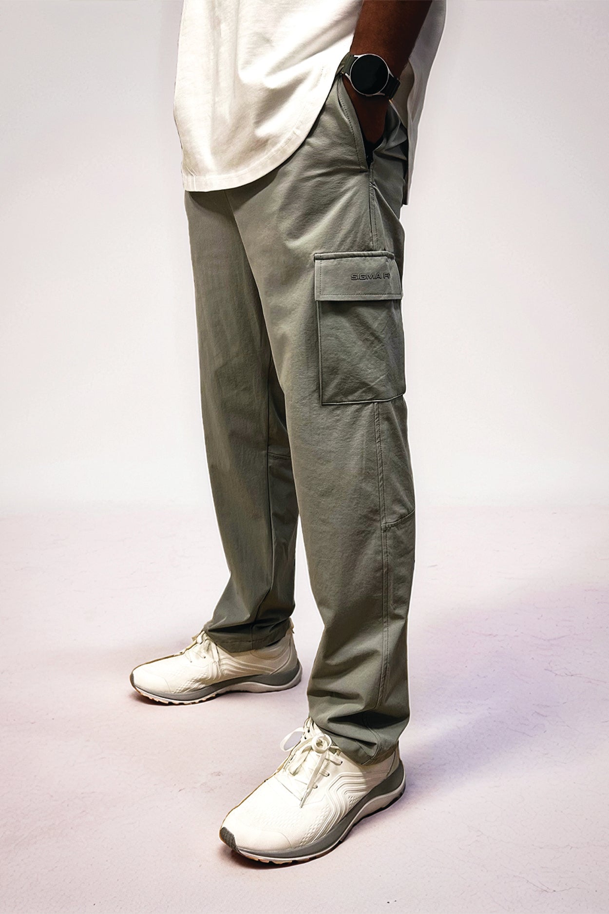 Cargo Joggers Gray - Sigma Fit
