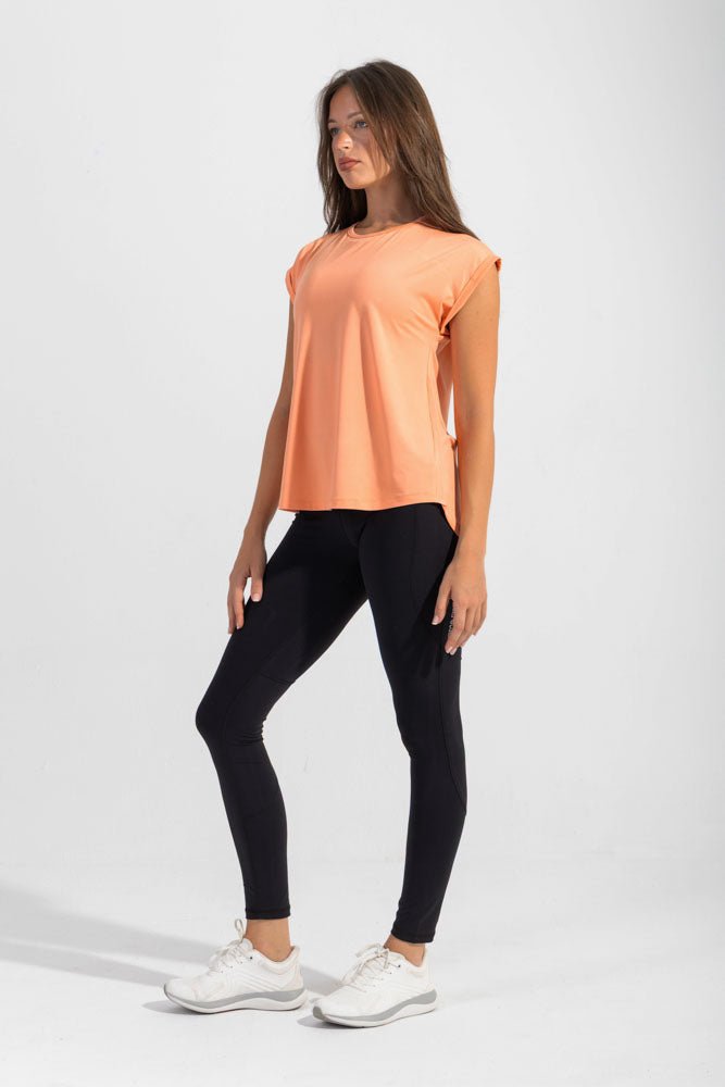 Comfy Tee Peach Pink - Sigma Fit