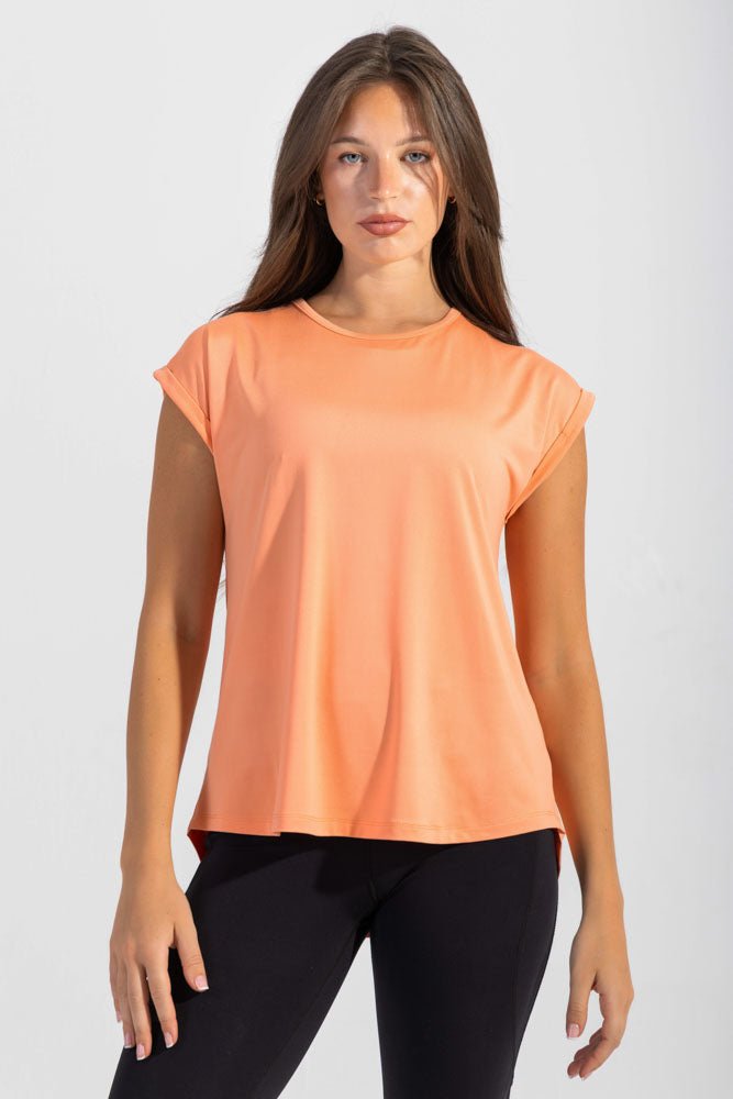 Comfy Tee Peach Pink - Sigma Fit