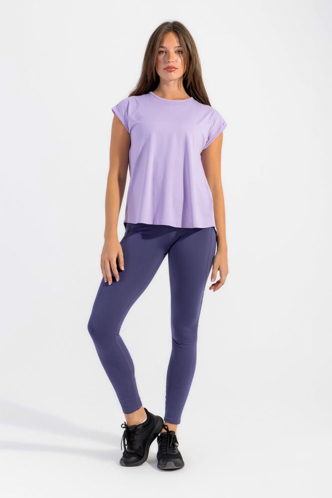 Comfy Tee Purple Rose - Sigma Fit