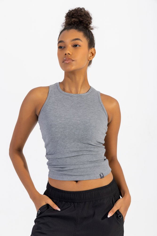 Daily Rib Tank Top Gray – Sigma Fit
