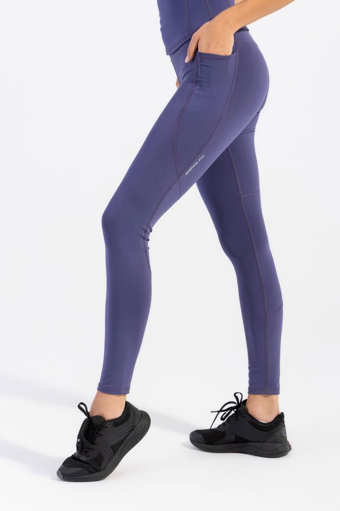 Flow Fit Leggings Deep Cobalt – Sigma Fit