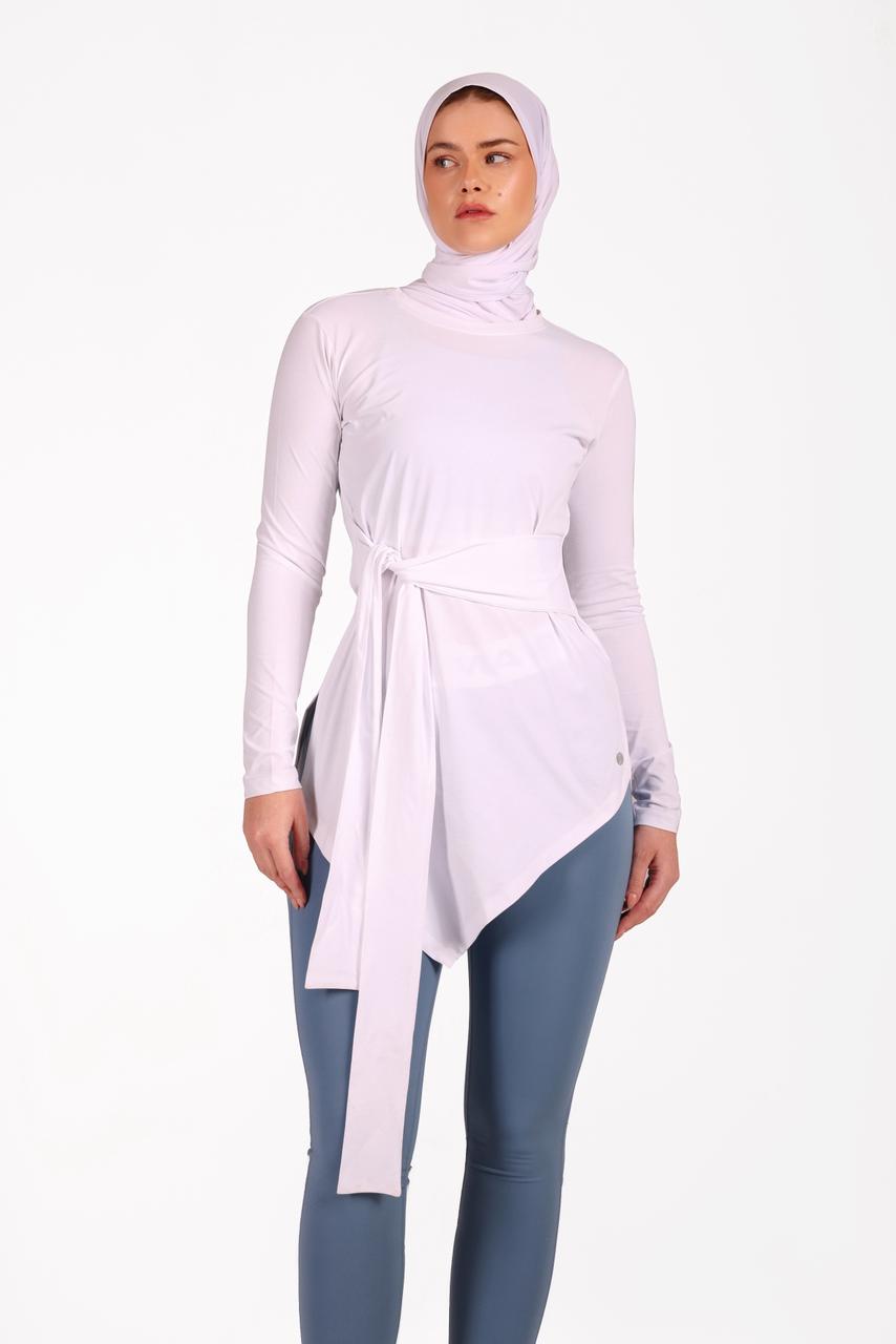 Dual Knot Top White - Sigma Fit