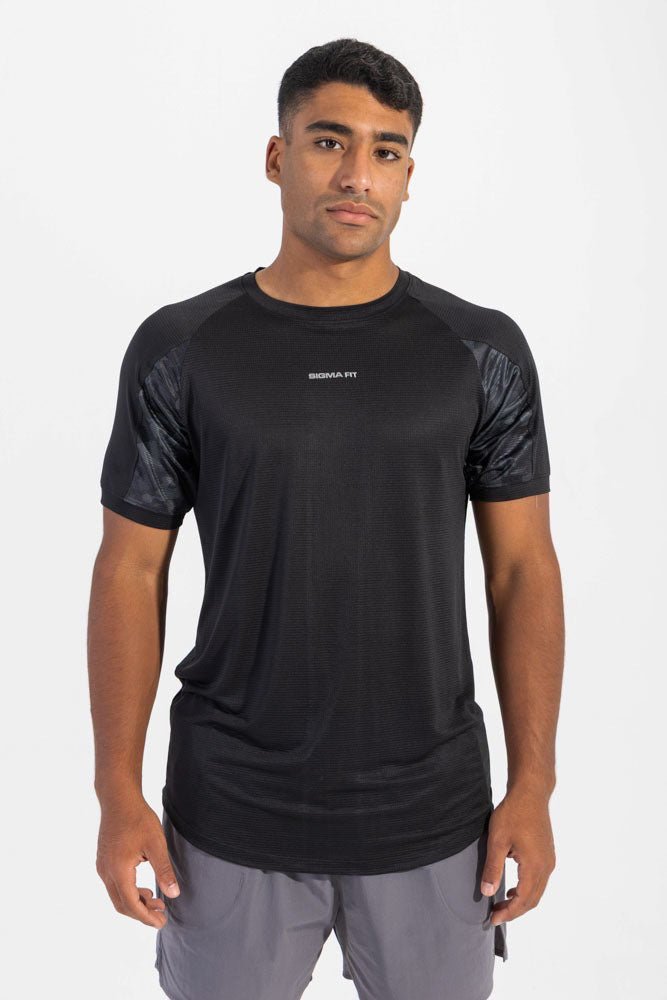 Black Dynamic PRO-Dri Tee - Sigma Fit