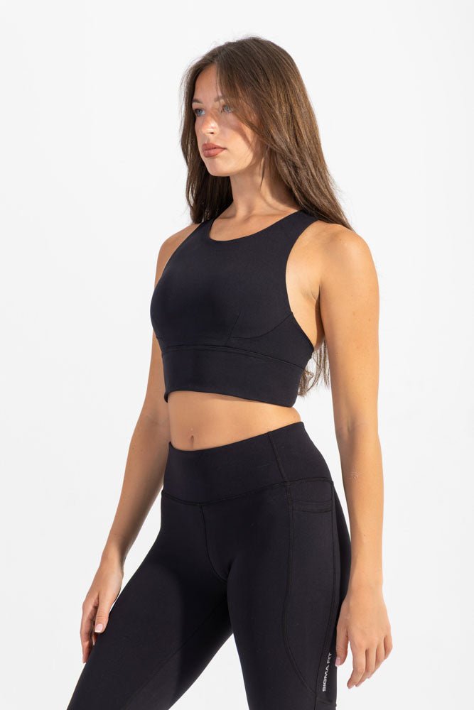 Dynamic Sports Bra Black - Sigma Fit
