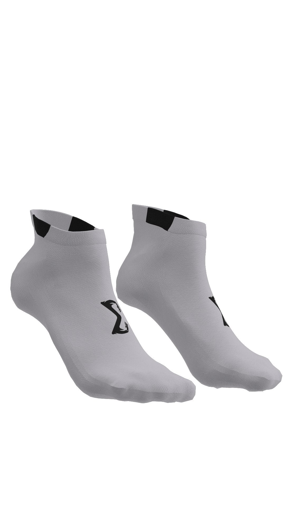 Gray Sigma Ankle Socks - Sigma Fit