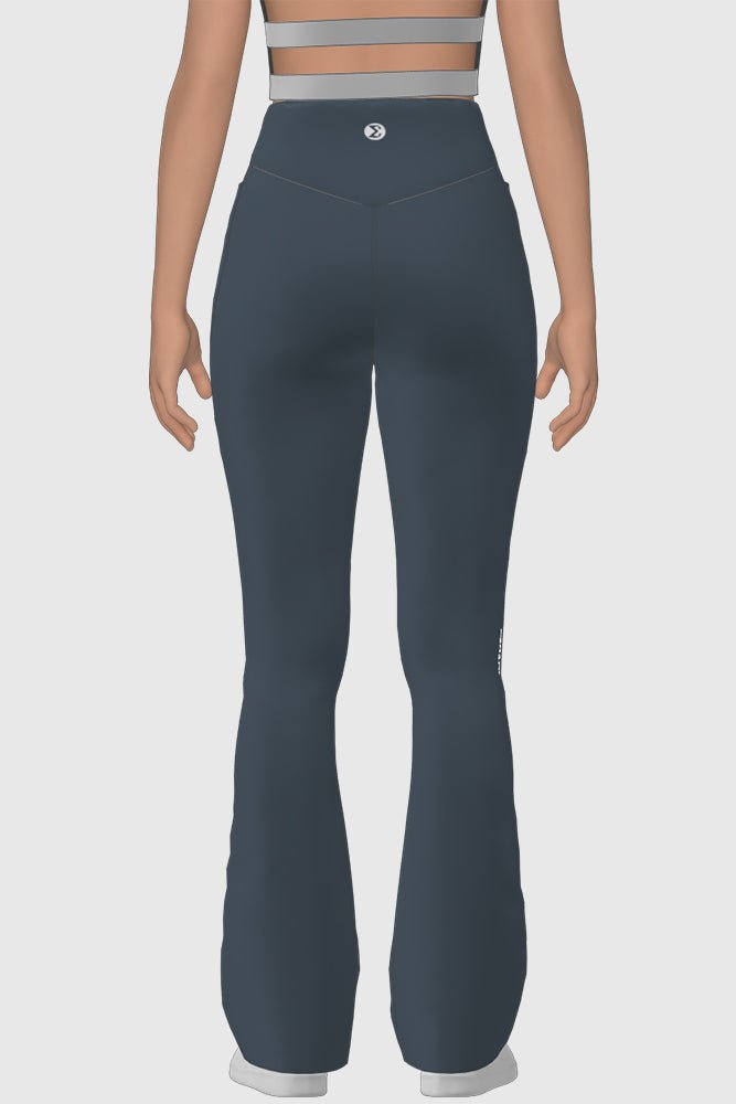 Gray Yoga Flare Pants - Sigma Fit