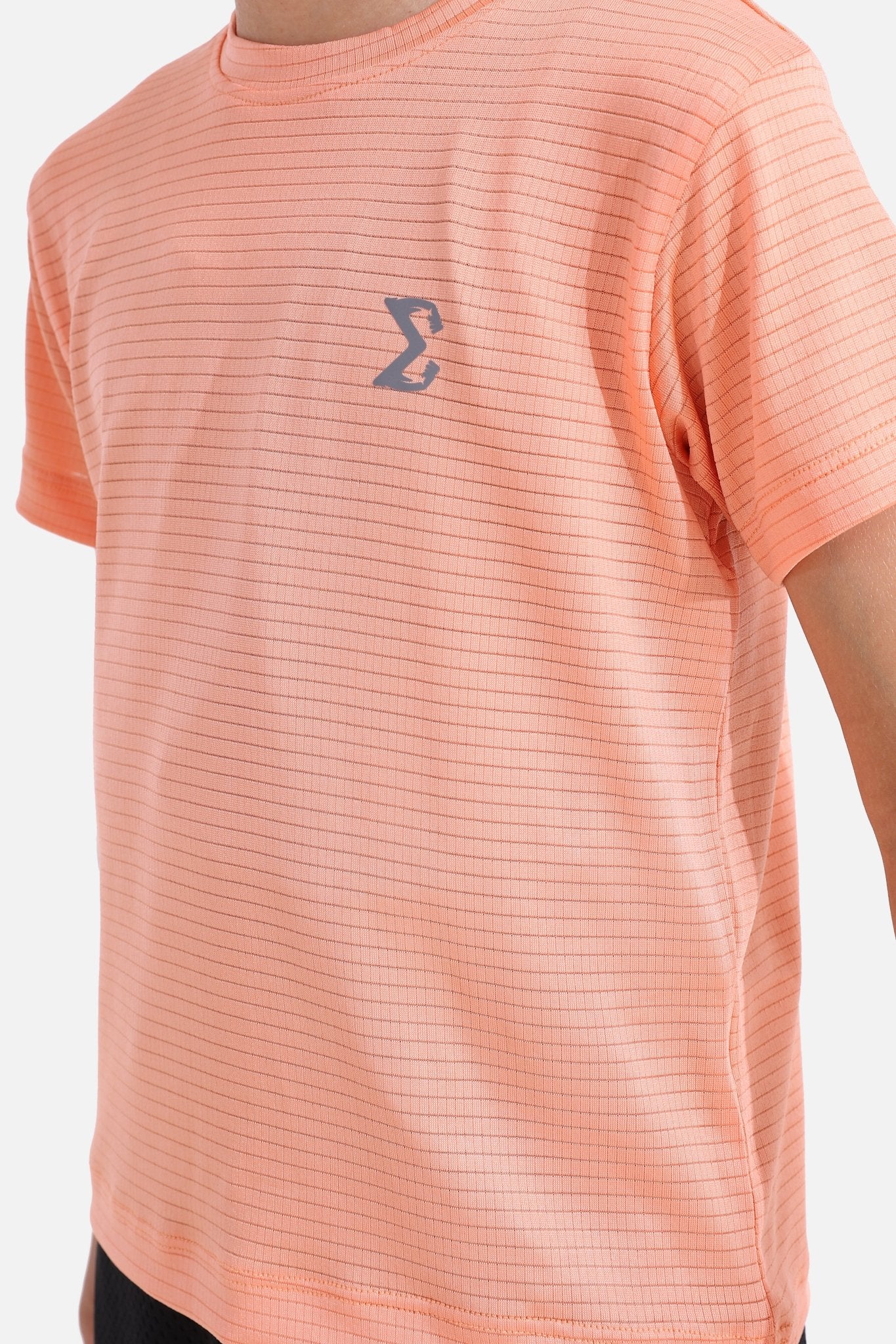 Kids Peach Pink Nimble T-Shirt - Sigma Fit