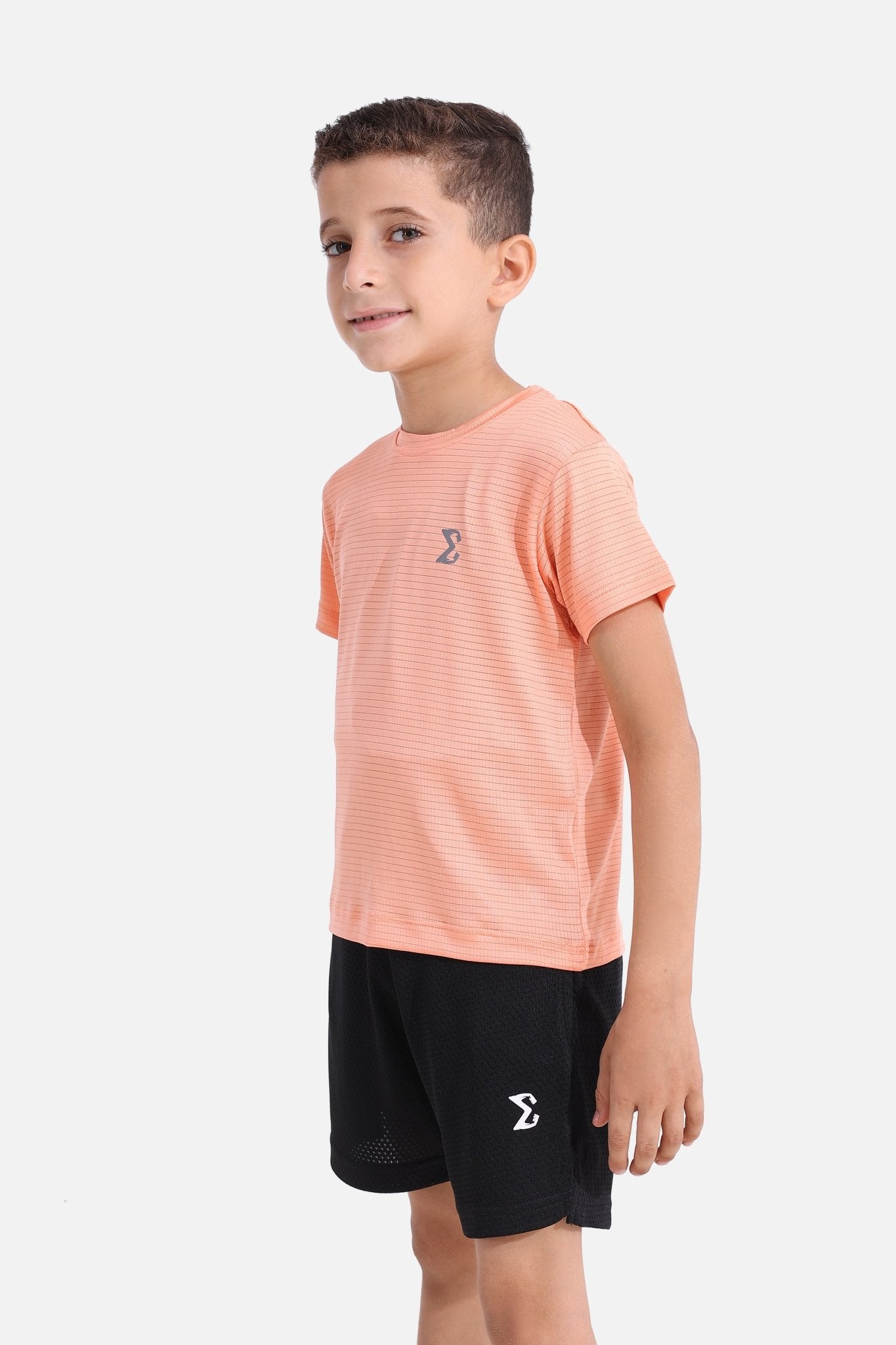 Kids Peach Pink Nimble T-Shirt - Sigma Fit