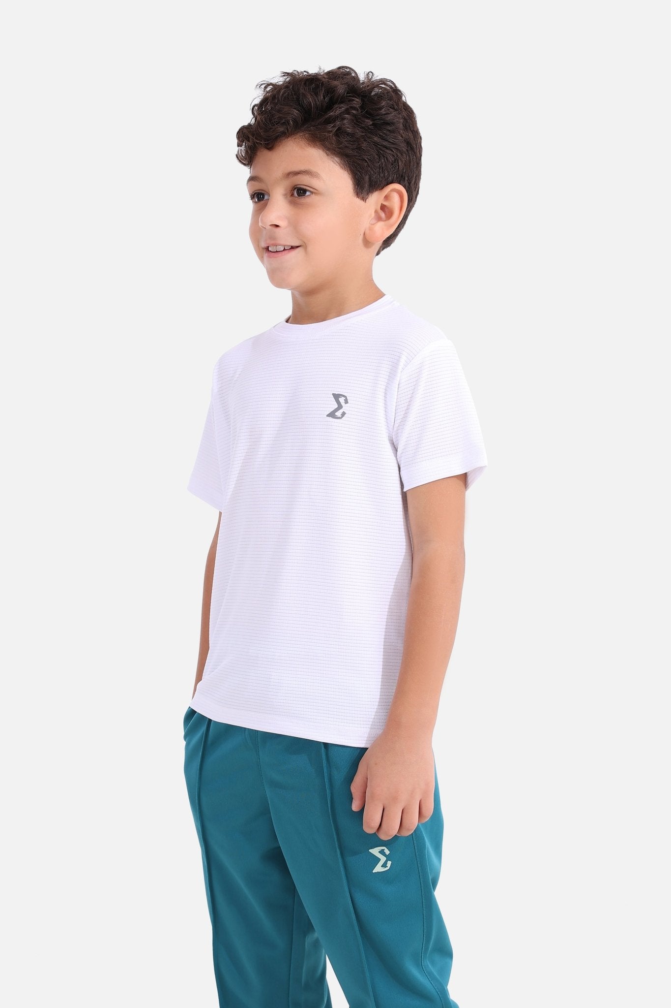 Kids White Nimble T-Shirt - Sigma Fit